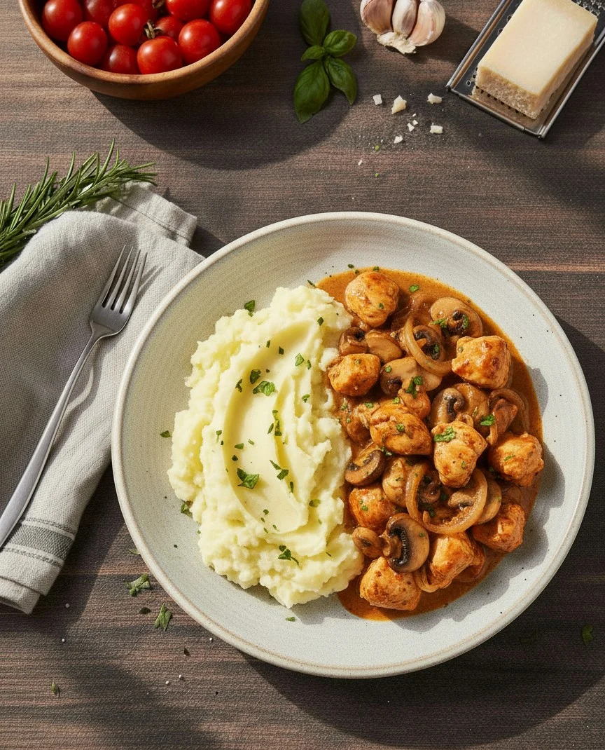 Aardappel Puree Kip