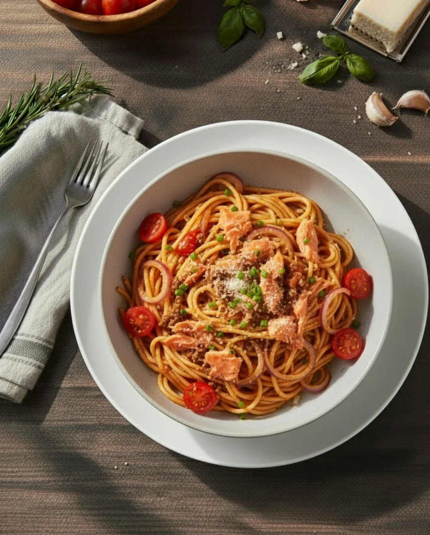 Tagliatelle Zalm Rosso