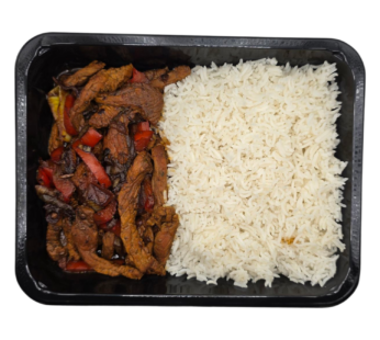 Rijst Black Bean Beef