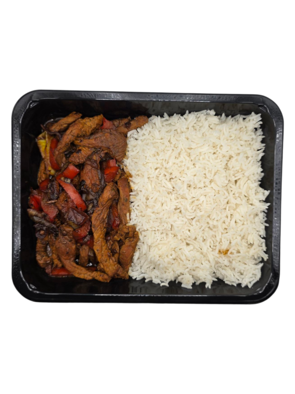 Rijst Black Bean Beef