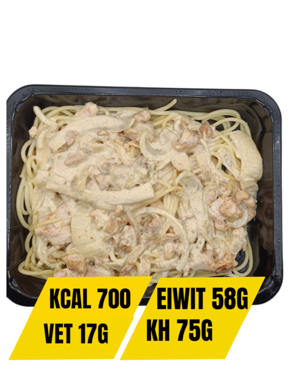 Spaghetti Creamy chicken