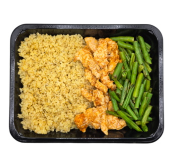 Bulgur kip sperziebonen