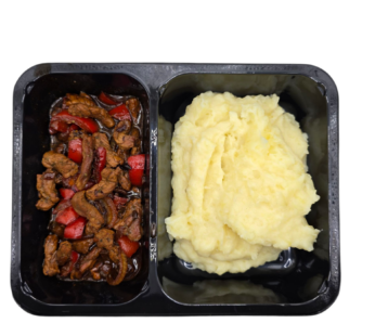 Aardappel puree beef