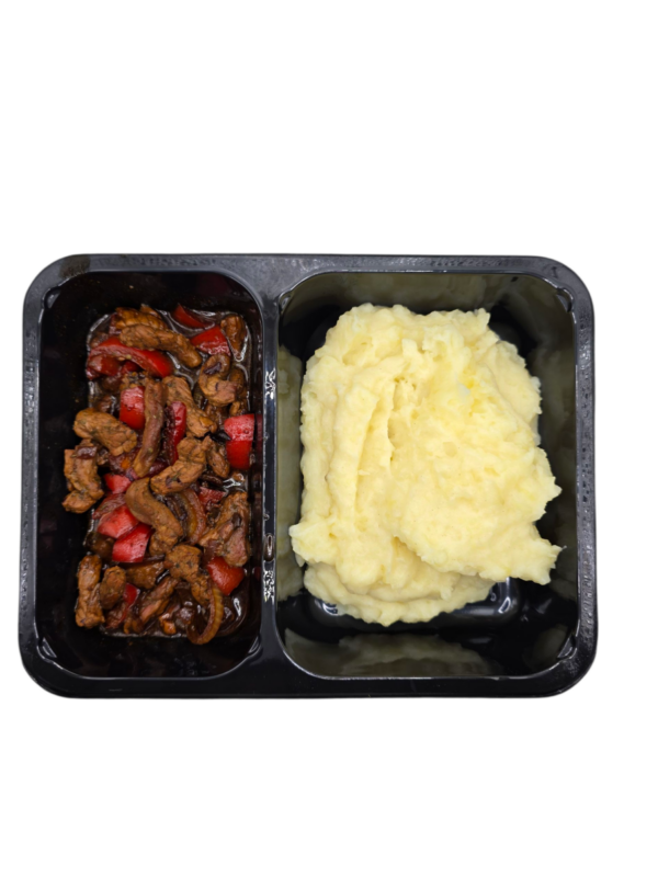 Aardappel puree beef
