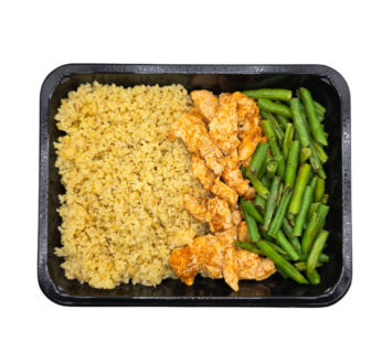 Bulgur kip sperziebonen