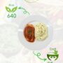 Aardappel puree zalm